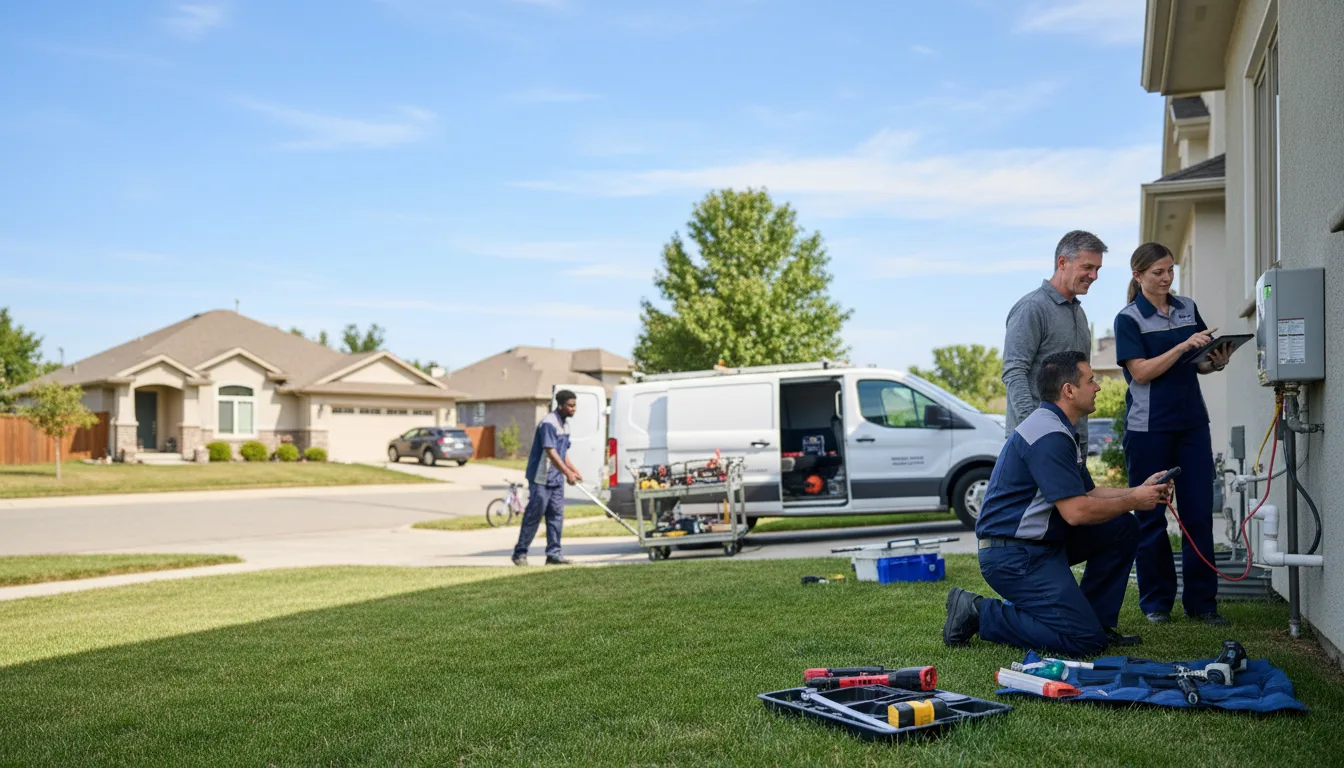 Tankless water heater service in Bastian, VA